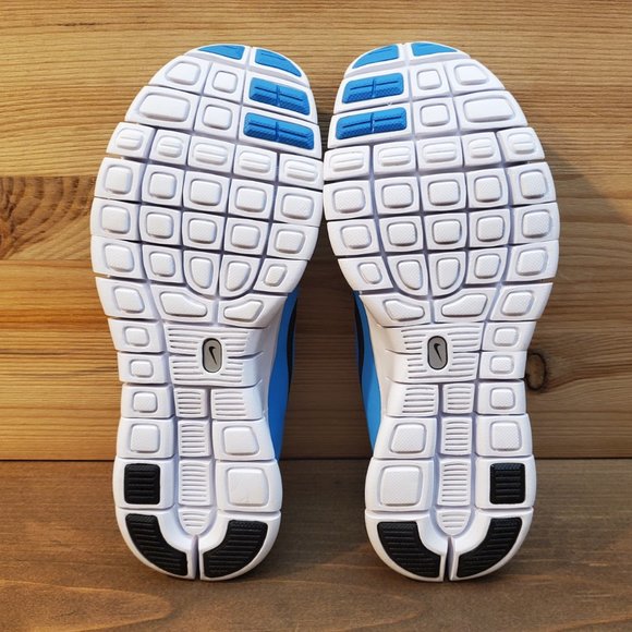 Nike Free 5.0 GS Vivid Blue Sneaker Size 4.5Y - Picture 7 of 7